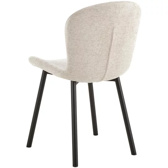 Krzesło tapicerowane SANTOS beżowe - Zdjęcie 2