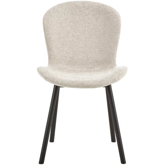 Krzesło tapicerowane SANTOS beżowe - Zdjęcie 3