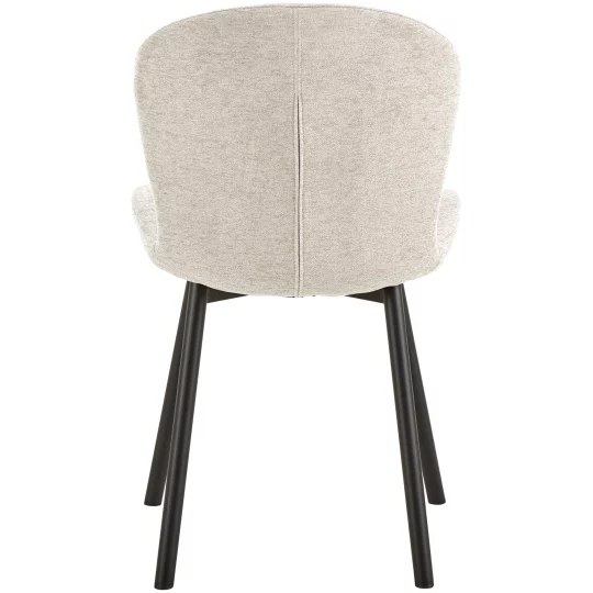 Krzesło tapicerowane SANTOS beżowe - Zdjęcie 4