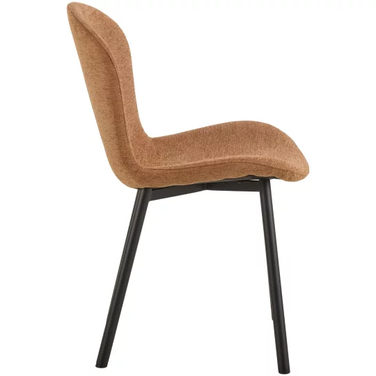 Krzesło tapicerowane SANTOS brązowe - Zdjęcie 5