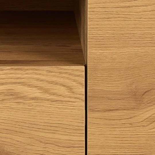 Szafka RTV ZAKARIA 140x45 drewniana - Zdjęcie 6