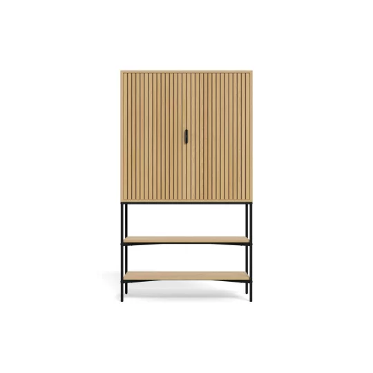 Gablota RIVENA 80x40 jasne drewno - Zdjęcie 2