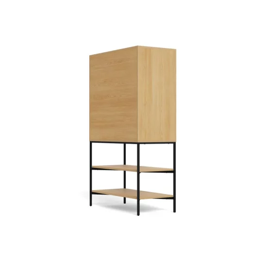 Gablota RIVENA 80x40 jasne drewno - Zdjęcie 5