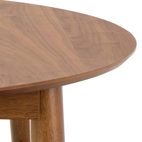 Stół okrągły rozkładany BARNABE fi 115/154 orzech - Zdjęcie 7