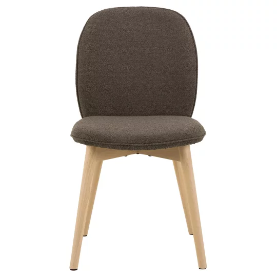 Krzesło tapicerowane RIZO brązowe - Zdjęcie 3