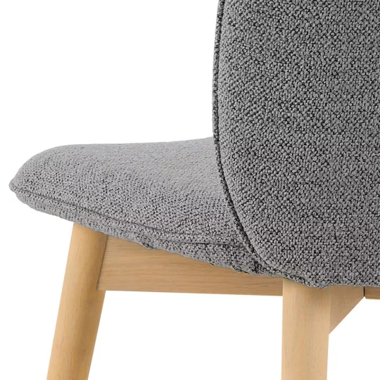 Krzesło tapicerowane RIZO szare - Zdjęcie 7