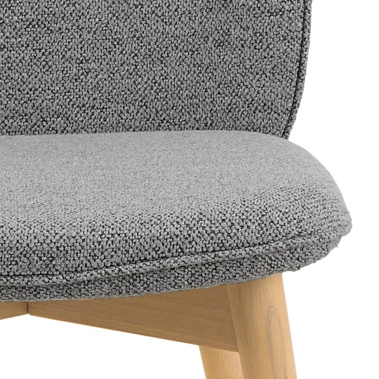 Krzesło tapicerowane RIZO szare - Zdjęcie 8