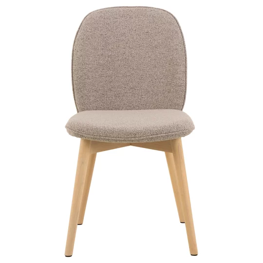 Krzesło tapicerowane RIZO beżowe - Zdjęcie 3