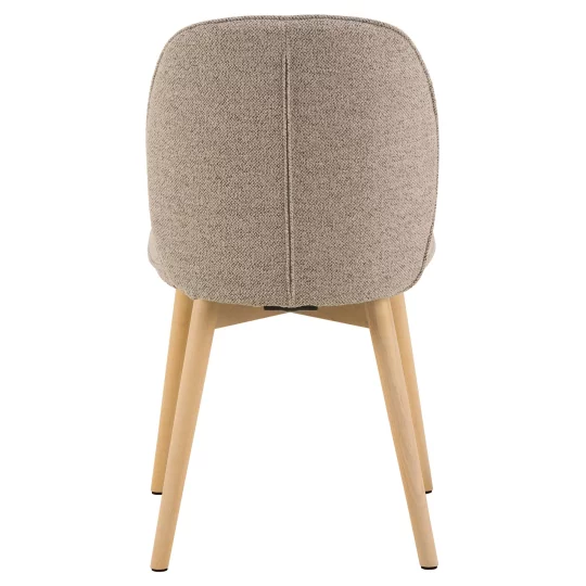 Krzesło tapicerowane RIZO beżowe - Zdjęcie 4