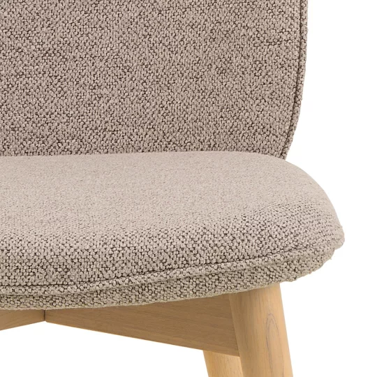 Krzesło tapicerowane RIZO beżowe - Zdjęcie 8