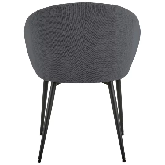 Krzesło tapicerowane CLARA antracytowe - Zdjęcie 5