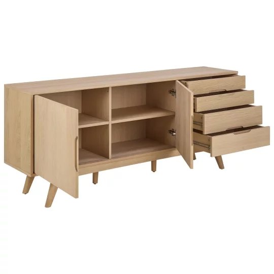 Komoda Noemi 180x40 drewniana - Zdjęcie 4