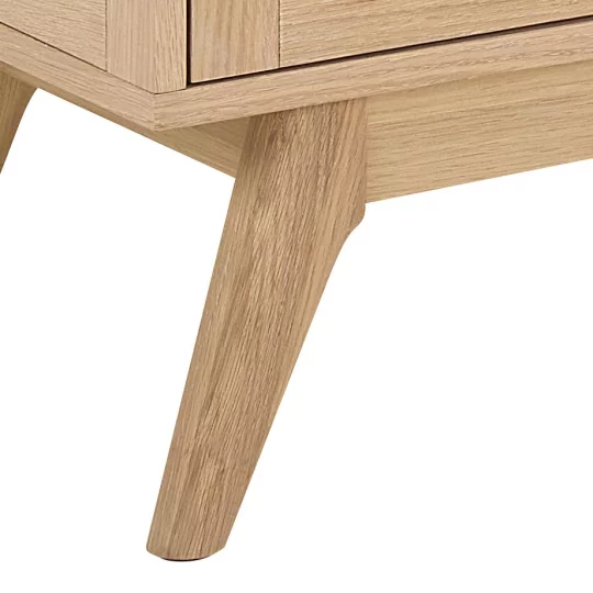 Witryna trzydrzwiowa NOEMI 140x40 drewniana - Zdjęcie 6