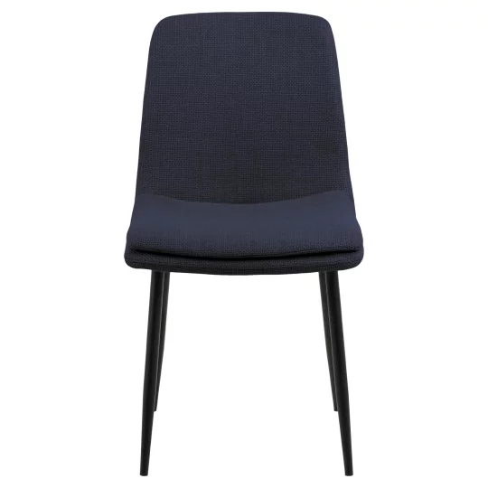Krzesło tapicerowane BRERA granatowe - Zdjęcie 3