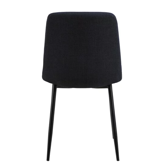 Krzesło tapicerowane BRERA granatowe - Zdjęcie 4