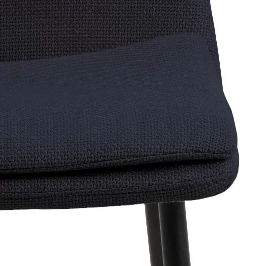 Krzesło tapicerowane BRERA granatowe - Zdjęcie 7