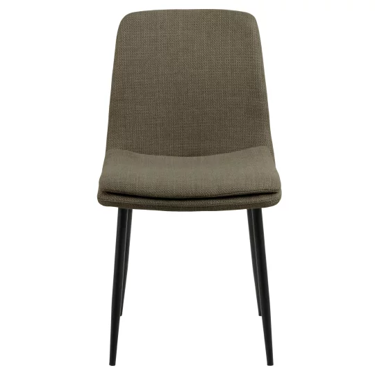 Krzesło tapicerowane BRERA ciemnozielone - Zdjęcie 3