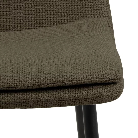 Krzesło tapicerowane BRERA ciemnozielone - Zdjęcie 7