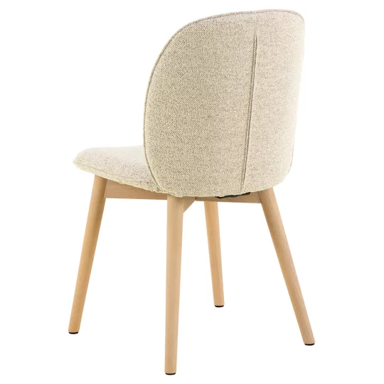 Krzesło tapicerowane RIZO ecru - Zdjęcie 4