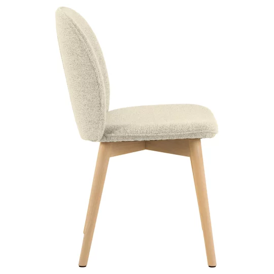 Krzesło tapicerowane RIZO ecru - Zdjęcie 5