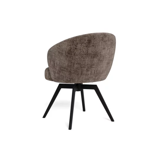 Krzesło tapicerowane DINO brązowe - Zdjęcie 3