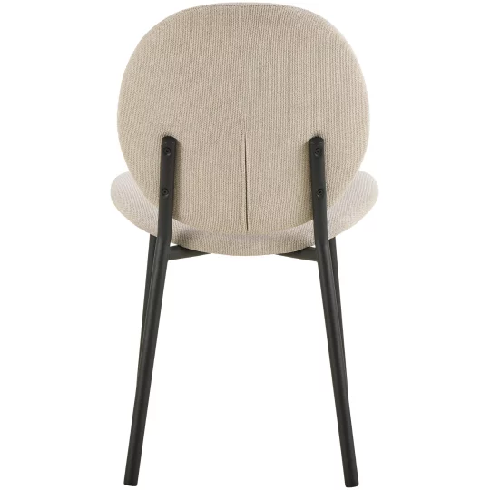 Krzesło tapicerowane DOVER beżowe - Zdjęcie 3