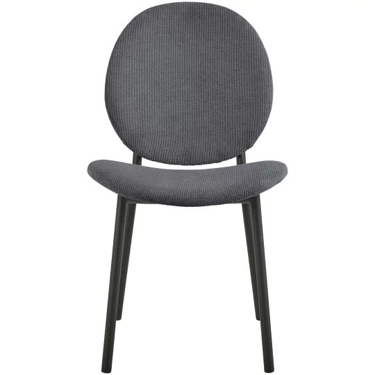 Krzesło tapicerowane DOVER szare - Zdjęcie 2