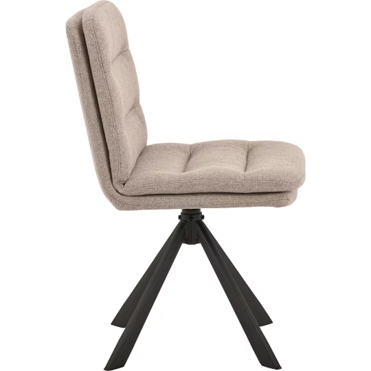 Krzesło tapicerowane BRUNO beżowe - Zdjęcie 3