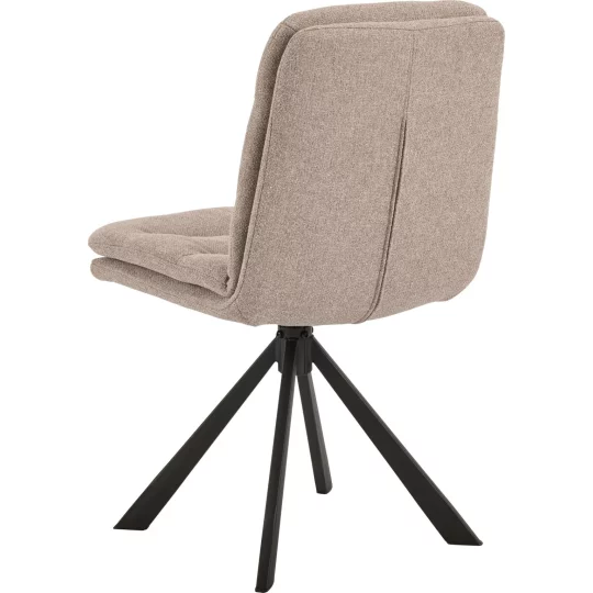 Krzesło tapicerowane BRUNO beżowe - Zdjęcie 4