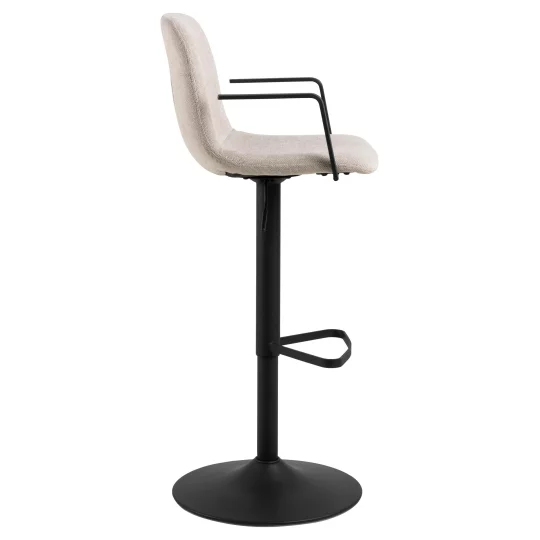 Hoker tapicerowany MEDELLIN beżowy - Zdjęcie 3