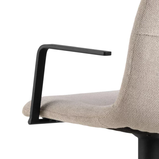 Hoker tapicerowany MEDELLIN beżowy - Zdjęcie 5