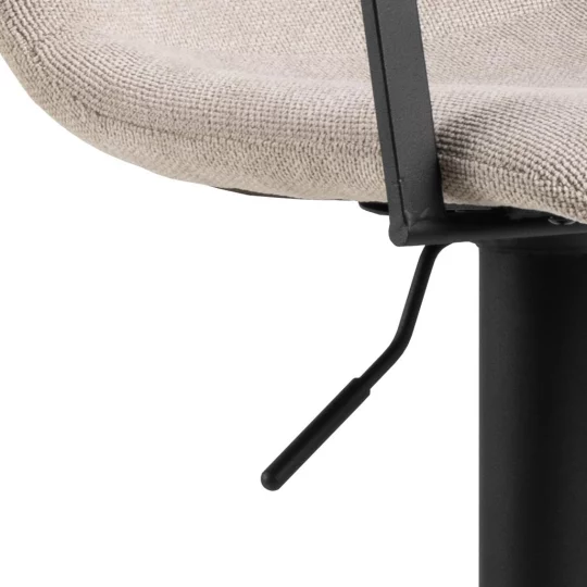 Hoker tapicerowany MEDELLIN beżowy - Zdjęcie 6