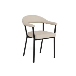 Vivi dining chair with armrest