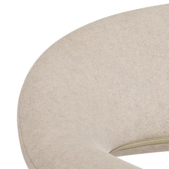 Krzesło tapicerowane CORDA beżowe - Zdjęcie 6