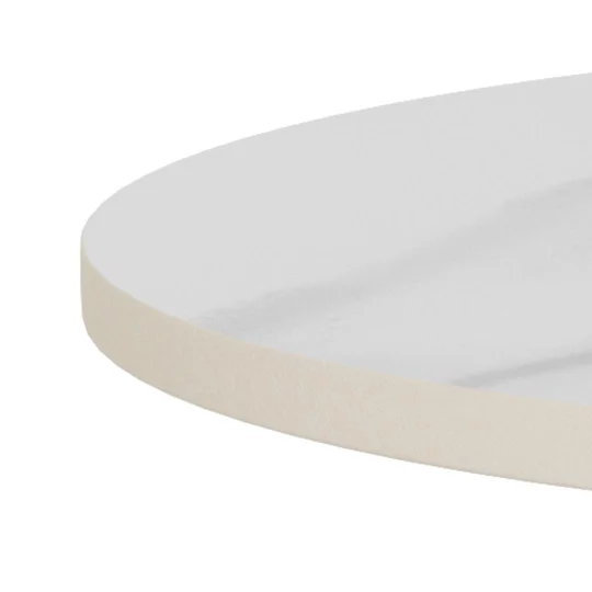 Stolik kawowy MILOS fi 45 czarny/biały - Zdjęcie 3