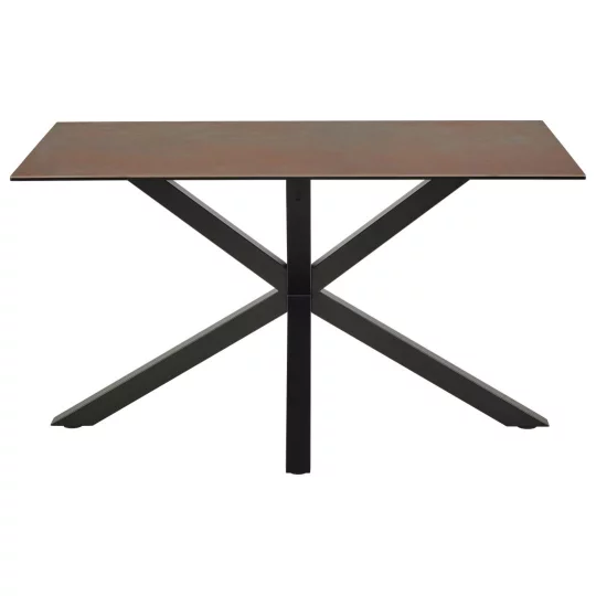 Stół prostokątny RITA 135x80 brązowy - Zdjęcie 2