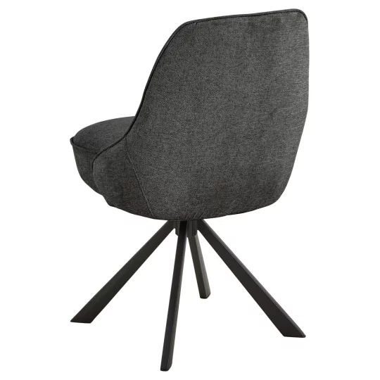 Krzesło tapicerowane MYKONOS ciemnoszare - Zdjęcie 2