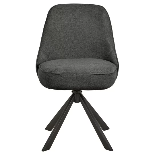 Krzesło tapicerowane MYKONOS ciemnoszare - Zdjęcie 3