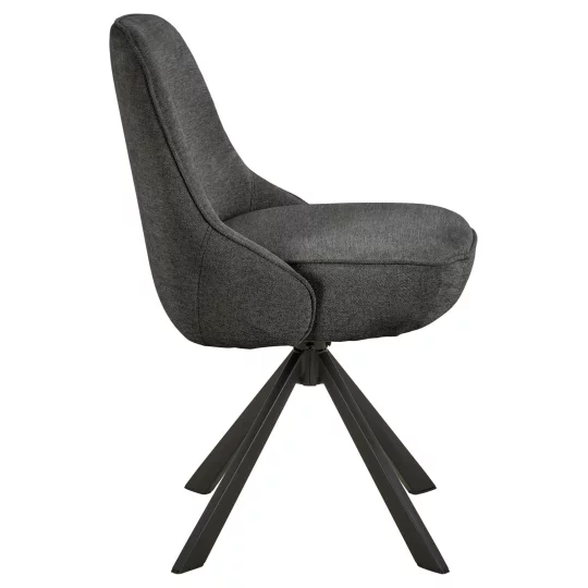 Krzesło tapicerowane MYKONOS ciemnoszare - Zdjęcie 5