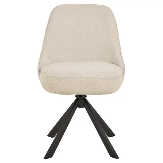 Krzesło tapicerowane MYKONOS beżowe - Zdjęcie 3