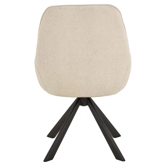 Krzesło tapicerowane MYKONOS beżowe - Zdjęcie 4