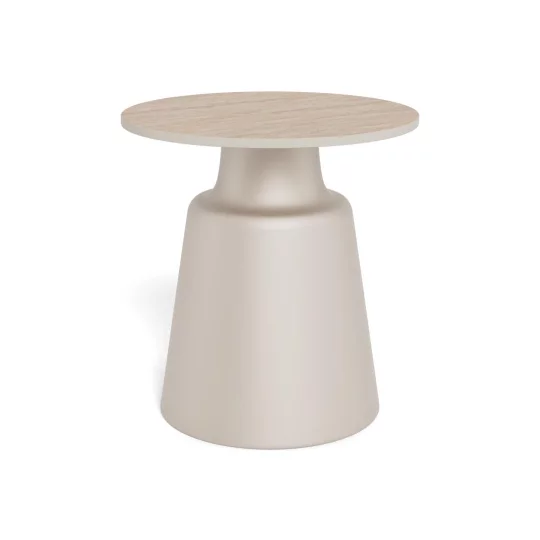 Stolik kawowy MILOS fi 45 beżowy