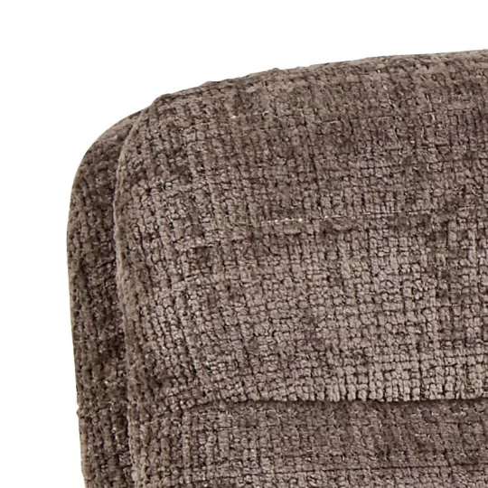 Krzesło tapicerowane obrotowe DUMI brązowe - Zdjęcie 6