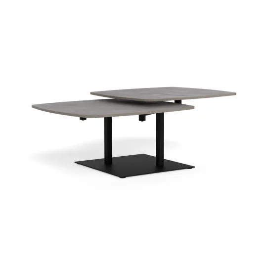 Stolik kawowy JUNO czarny/szary - Zdjęcie 4