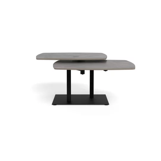 Stolik kawowy JUNO czarny/szary - Zdjęcie 5