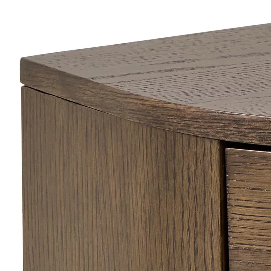 Stolik nocny z nóżkami DROVE dąb dymiony - Zdjęcie 5