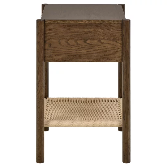 Stolik nocny z półką AMARI dąb dymiony - Zdjęcie 4