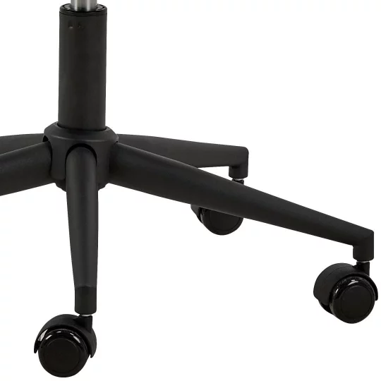 Krzesło biurowe tapicerowane BIZA beżowe - Zdjęcie 8