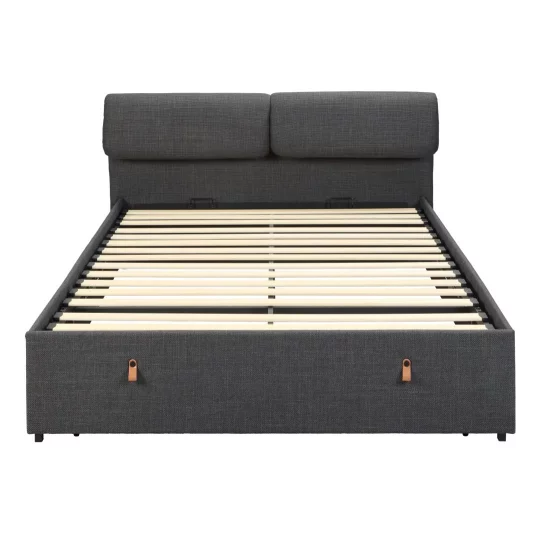 Łóżko CORE 140x190 szare - Zdjęcie 2