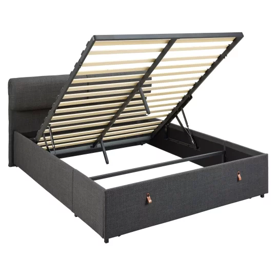 Łóżko CORE 140x190 szare - Zdjęcie 4